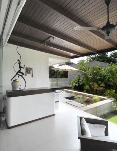 White and Wood Villa Interiors 7